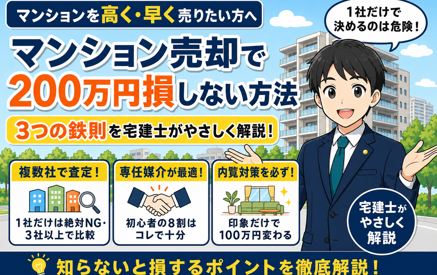 マンション売却ガイド｜宅建士が初心者向けにやさしく完全解説