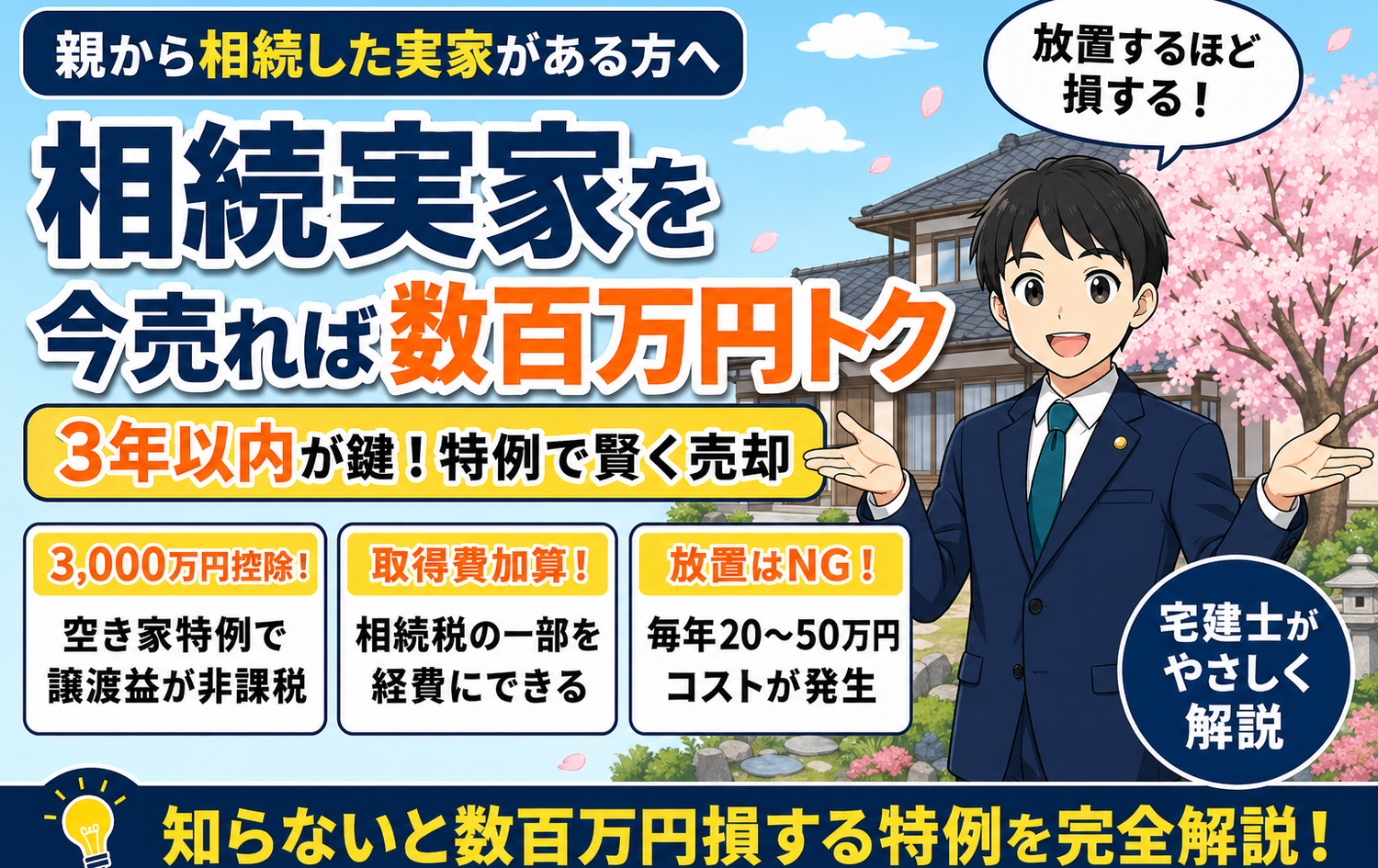 相続した実家を売却する完全ガイド｜手続き・税金・タイミング